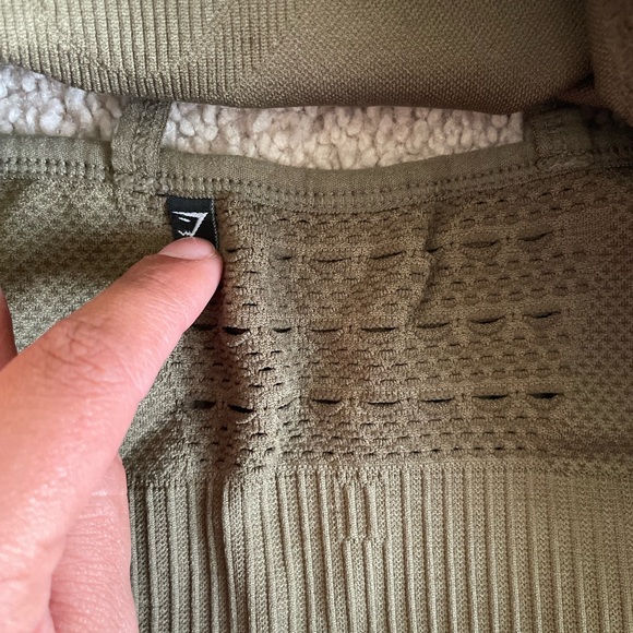 Gymshark Olive Green Energy Seamless Sports Bra - Picture 7 of 7
